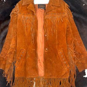 Altman of Dallas Suede Fringe Coat